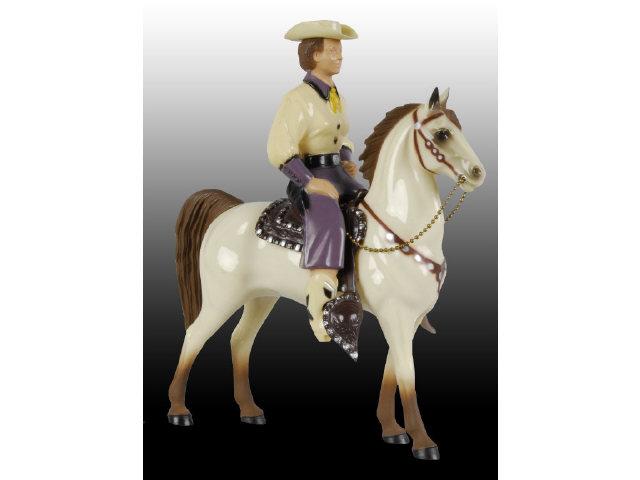 Appraisal: Hartland Horse and Dale Evans Rider Description Plastic Walking white