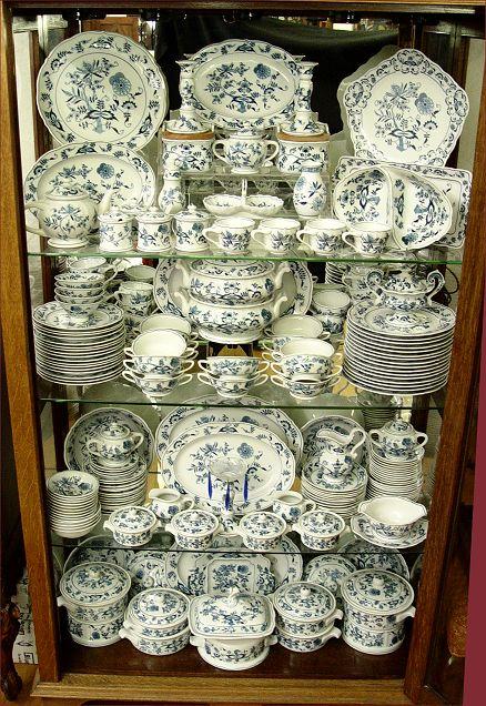 Appraisal: MEGA COLLECTION OF BLUE DANUBE CHINA Approx pieces to include