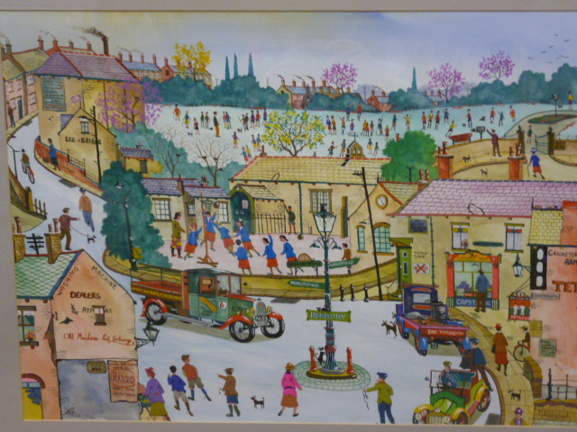 Appraisal: ALAN TORTICE b Old Horbury watercolour and pencil heightened with