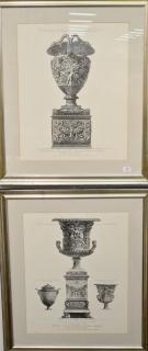 Appraisal: Four framed engravings after Giovanni Battista Piranesi - Copyright Sidney