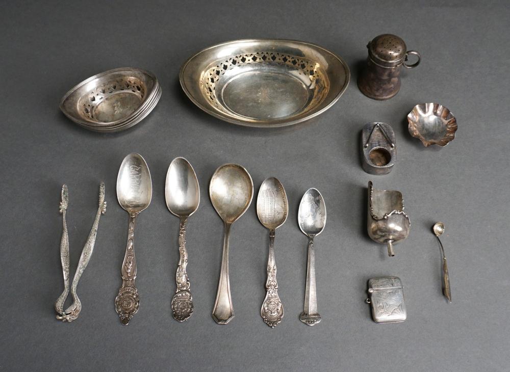 Appraisal: COLLECTION OF STERLING AND OTHER SILVER OBJECTS OZTCollection of Sterling