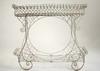 Appraisal: PLANTER - Late th c wirework planter with oval basket