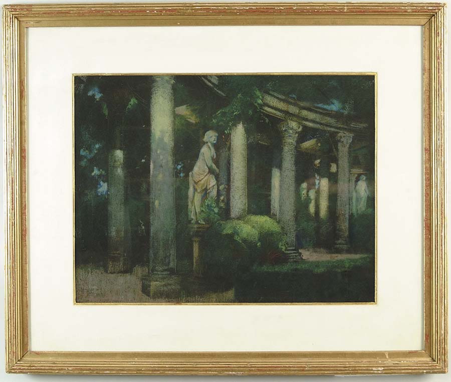 Appraisal: JULIUS ROLSHAVEN American - VIEW OF THE ARCADE IN THE