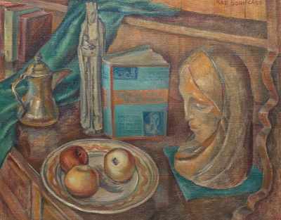 Appraisal: Kae Katherine Dorn Cass American - Apples and Madonnas Oil