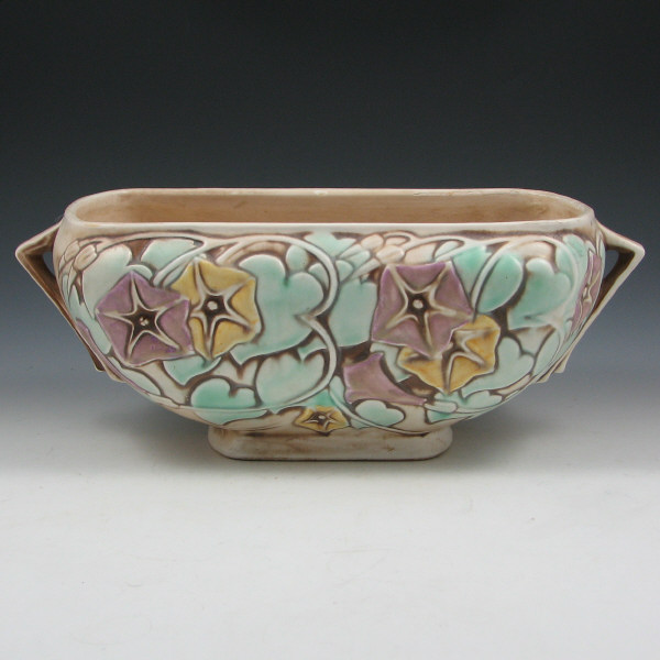 Appraisal: Roseville Morning Glory - Console Bowl Roseville Morning Glory -