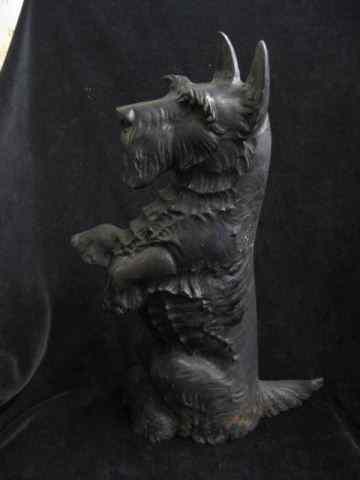 Appraisal: Cast Iron Figural Scottie Doorstop '' tall