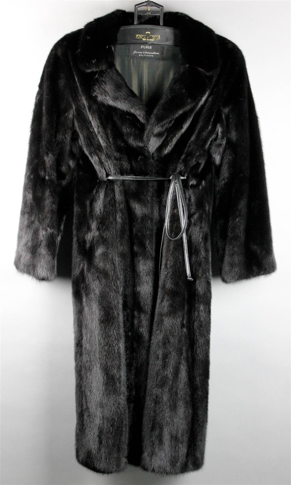 Appraisal: SAGA MINK FULL LENGTH COAT BY KENT- FISHER FURS OF