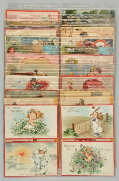 Appraisal: Lot Of Valentine Postcards This lot includes ten Ellen Clapsaddle