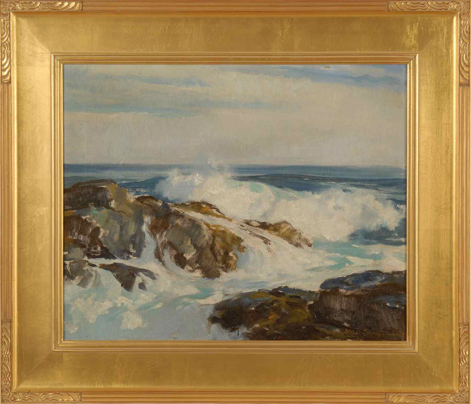 Appraisal: HARRY RUSSELL BALLINGERAmerican - Bass Rocks Gloucester Massachusetts Signed lower