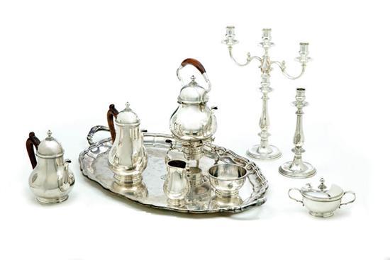 Appraisal: EXTENSIVE SILVER TEA AND TABLE SERVICE Marked for Gorham Providence