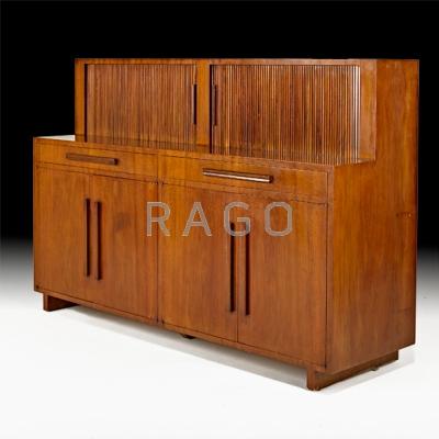 Appraisal: T H ROBSJOHN GIBBINGS Cabinet Grand Rapids MI s Mahogany