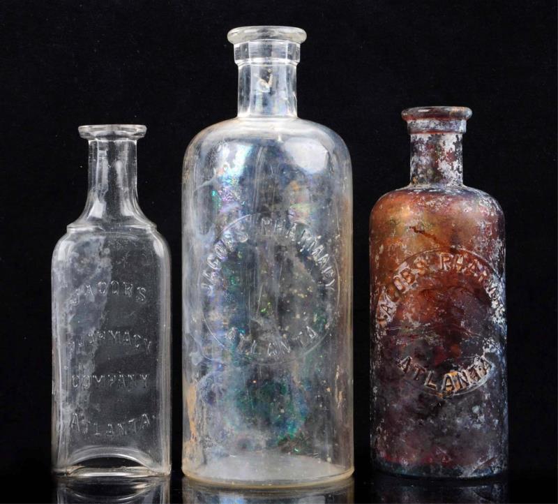 Appraisal: Lot Of Assorted Bottles For Jacob's Pharmacy Based in Atlanta