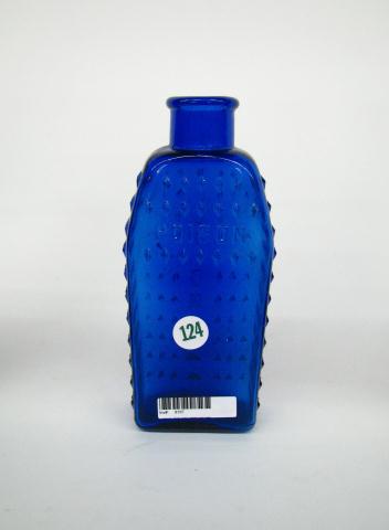 Appraisal: Antique Cobalt Poison Bottle '' high