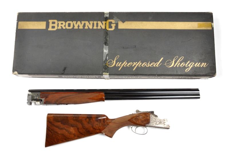 Appraisal: Belgium Browning Superposed G O U Shotgun Serial C This