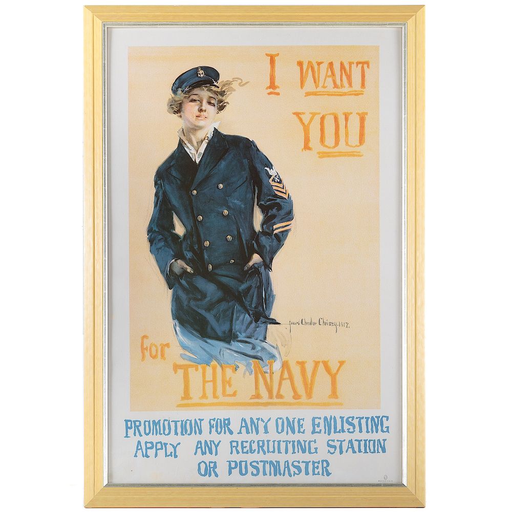 Appraisal: Howard Christy I Want You for the Navy Howard Chandler