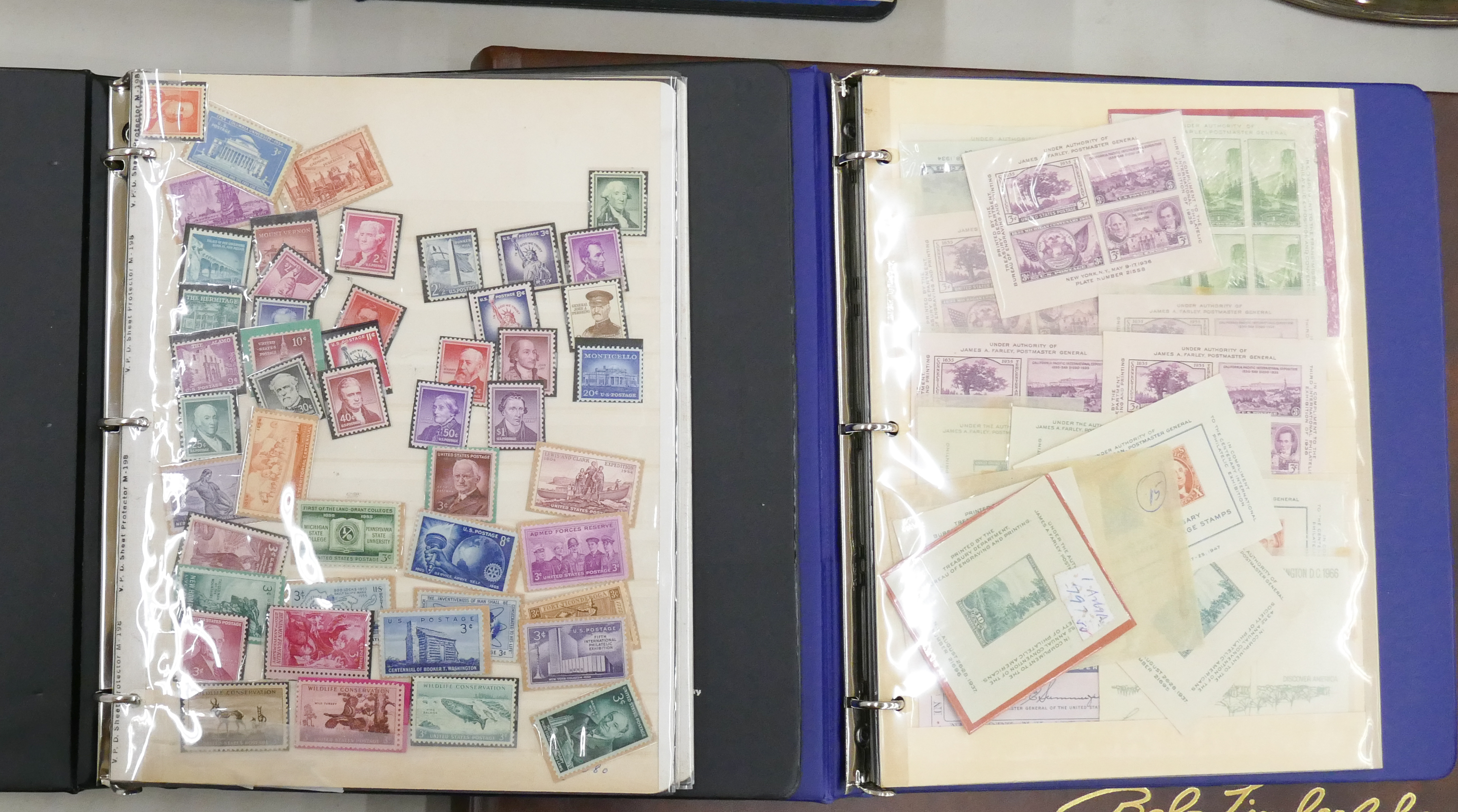 Appraisal: Albums Antique US Collector Stamps