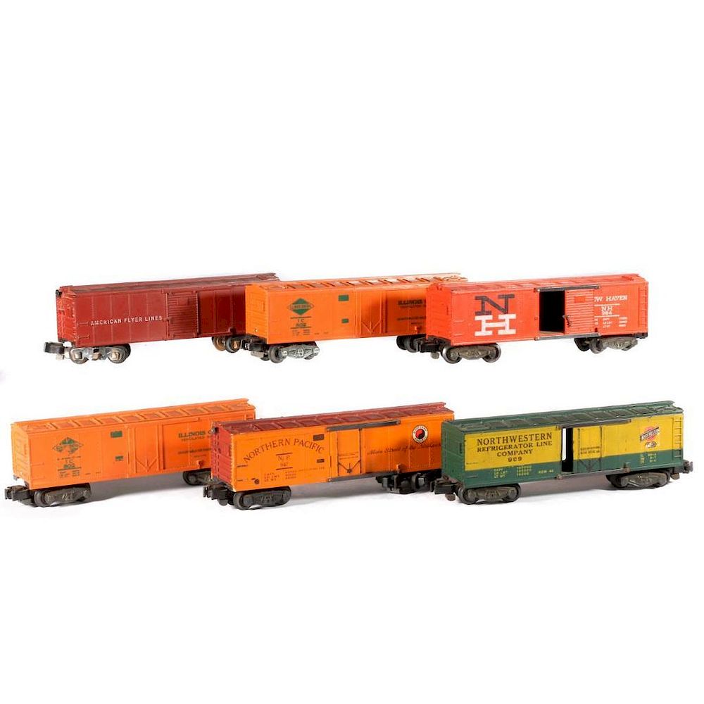 Appraisal: AF S Boxcar and Reefer Lot -Pcs AF S gauge