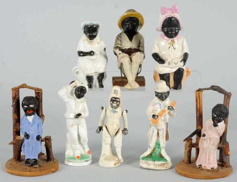 Appraisal: Lot of China Black Americana Children Figures Condition Excellent Size