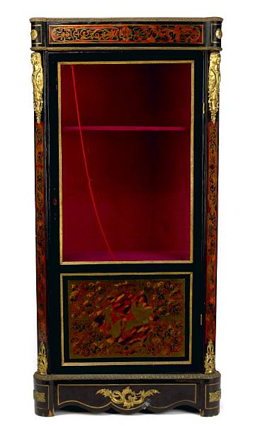 Appraisal: A Napoleon III gilt bronze mounted and boulle inlaid ebonized