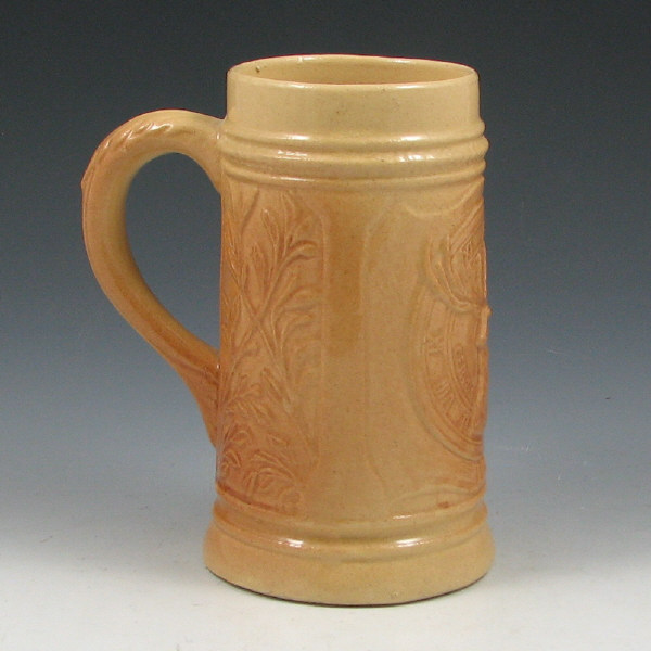 Appraisal: Hull Early Stoneware BPOE Stein - Mint Hull Early Stoneware