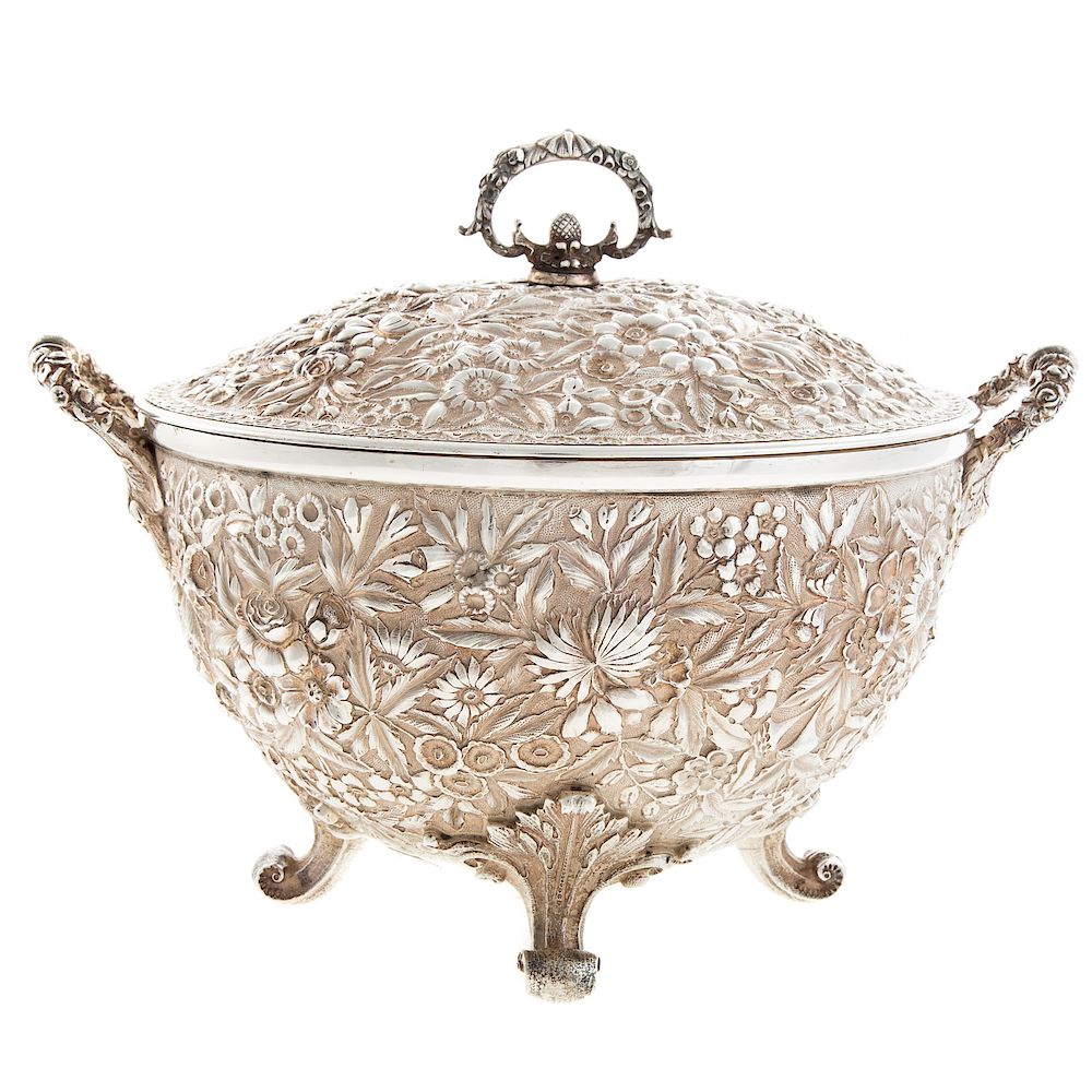 Appraisal: An Impressive S Kirk Son Sterling Dish Cover c -