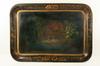 Appraisal: TOLE TRAY - Mid th c large tole painted rectangular