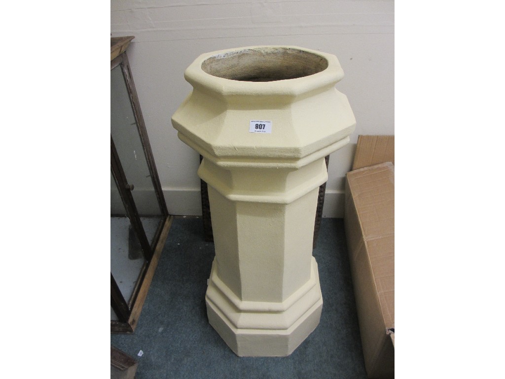 Appraisal: Painted chimney pot