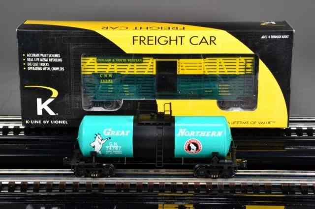 Appraisal: K-LINE ELECTRIC TRAINS - - - Including two die cast