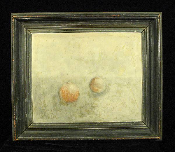 Appraisal: Nancy Schwarz American th century Two Oranges oil on masonite