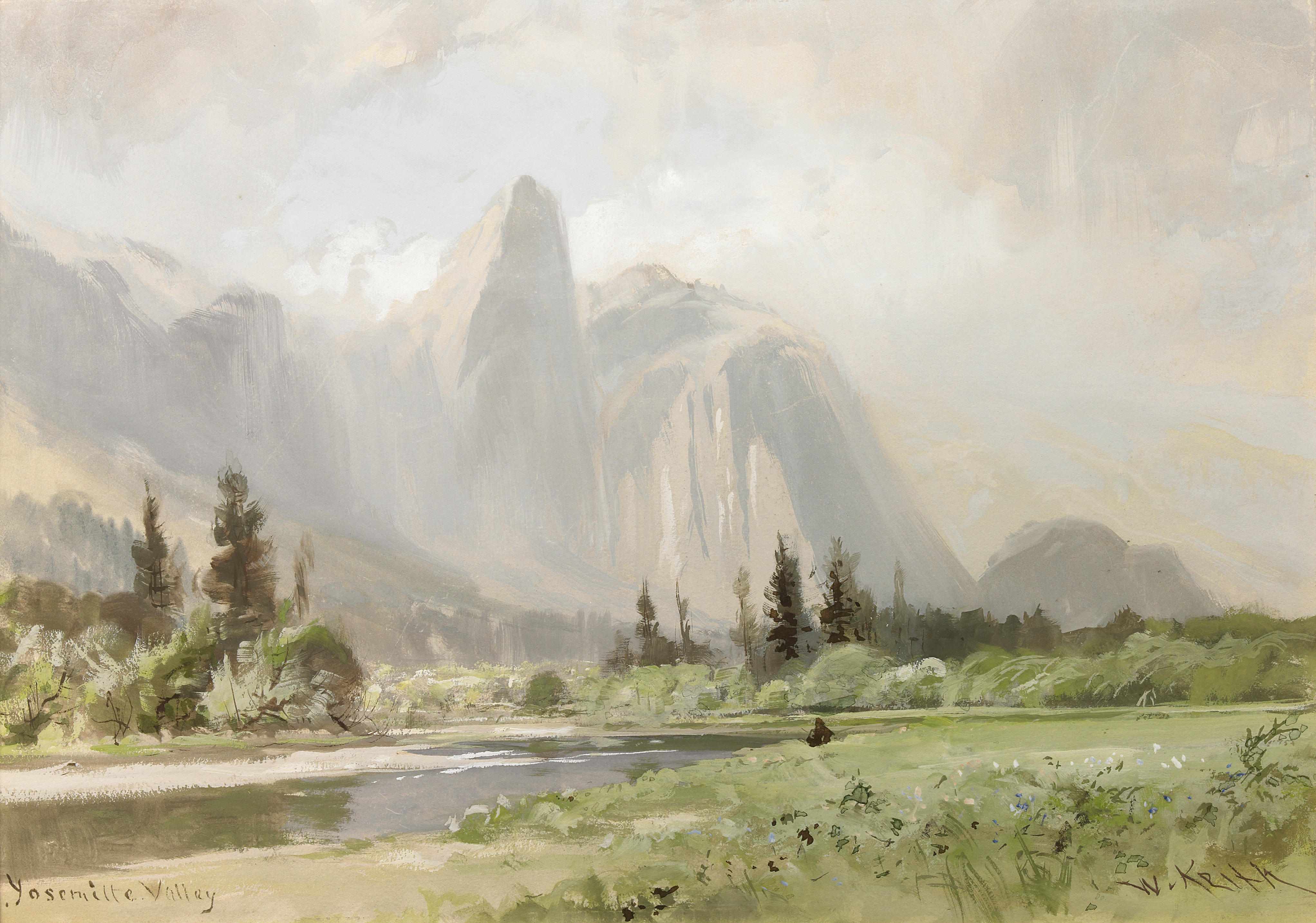 Appraisal: William Keith - Yosemite Valley signed 'W Keith' lower right