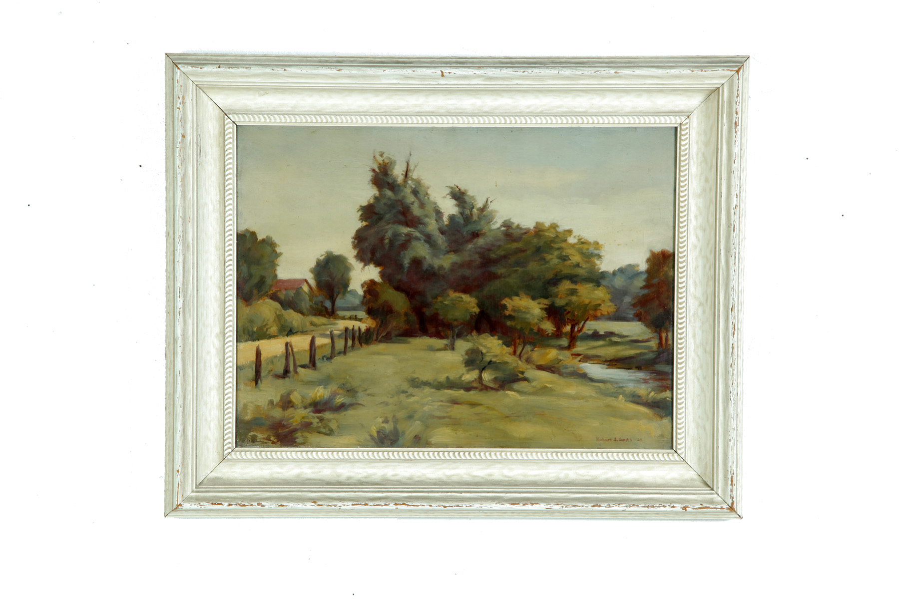 Appraisal: LANDSCAPE BY ROBERT J SMITH OHIO CALIFORNIA - Oil on