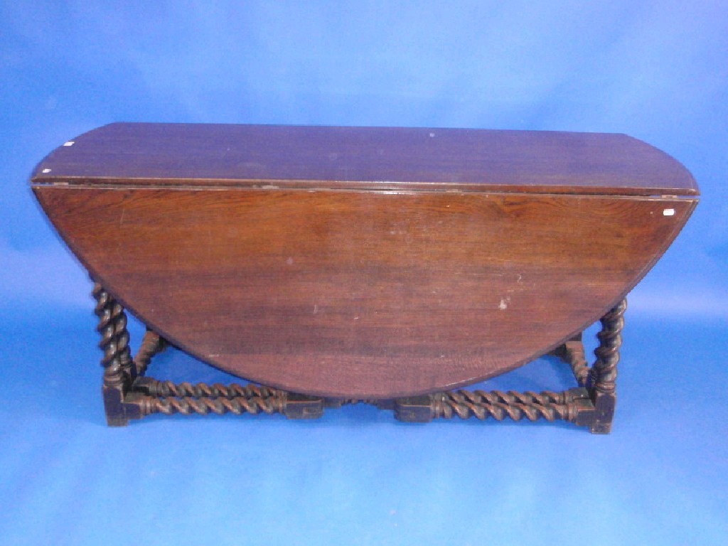 Appraisal: A th century and later oak wake table the base