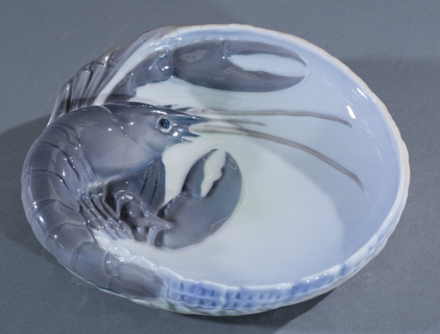 Appraisal: Royal Copenhagen Lobster Dish Marked on bottom Dia