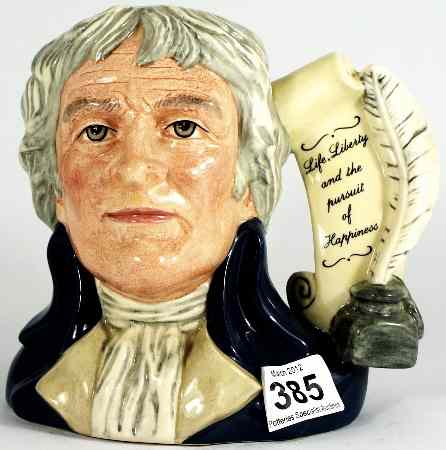 Appraisal: Royal Doulton Large Character Jug from the Presidential Series Thoams