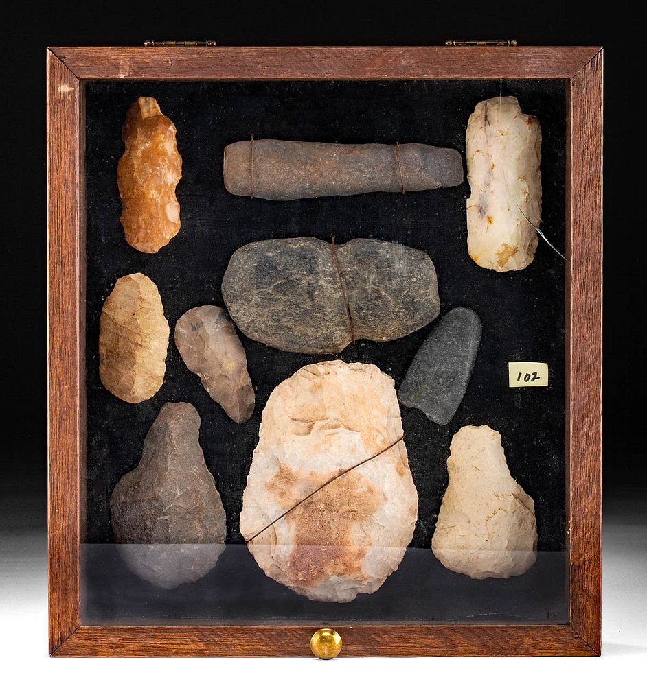 Appraisal: Native American Stone Tools Originally Listed At Native American United