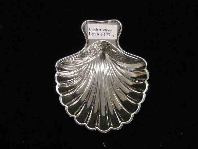 Appraisal: Tiffany Shell Dish silver soldered '' x ''