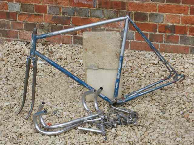 Appraisal: A DAYTON ROAD MASTER BICYCLE FRAME AND FORKS together with