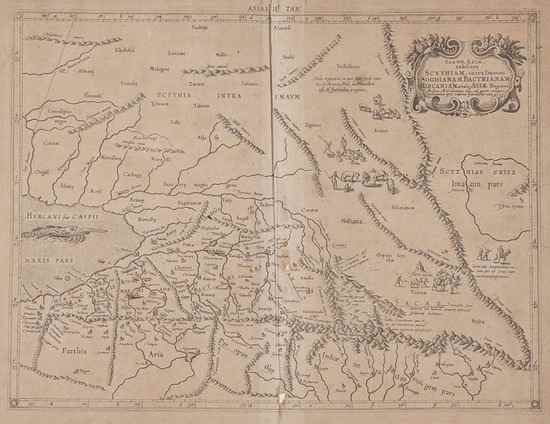 Appraisal: Mercator Gerard Tab VII Asiae Exhibens Scythiam intra Imaum Sogdianam