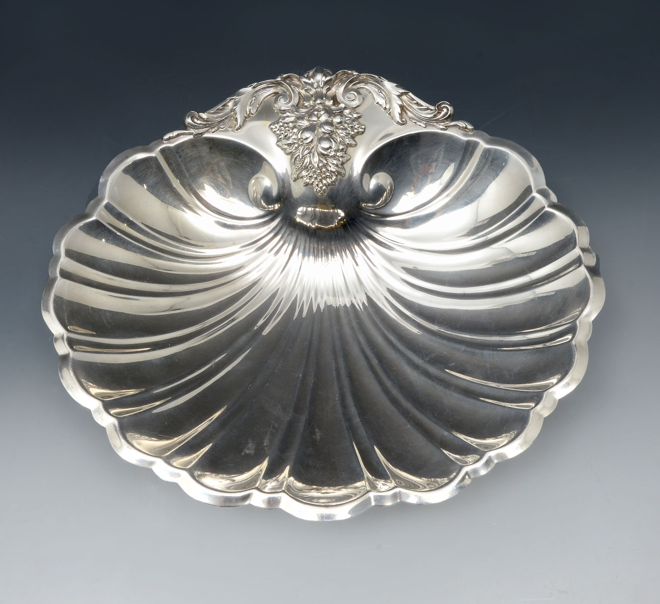 Appraisal: STERLING SILVER REED BARTON SHELL DISH Approx Troy ounces Reed