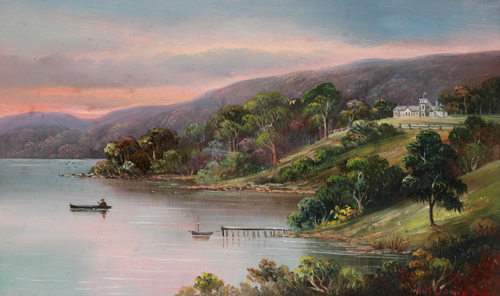 Appraisal: Charles Chas Young - Fisherman's Point Lake Connewarre near Geelong