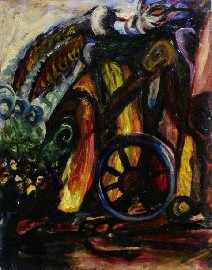 Appraisal: Danila Vassilieff - Wheel oil on board x cm Provenance