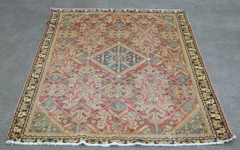 Appraisal: Mahal Rug West Persia th century ft in x ft