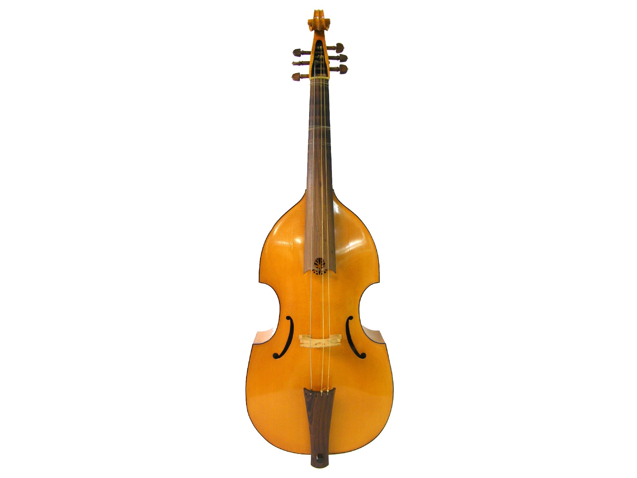 Appraisal: Contemporary viola da gamba labelled Praetorious-Gambe Aus Den Upmann-Werkstaaten Zu