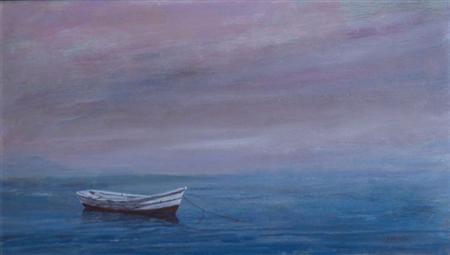 Appraisal: Anne Packard American b Lone Boat Estimate -