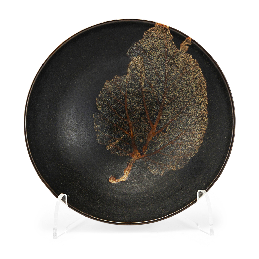 Appraisal: RARE JIZHOU 'LEAF' BOWL SONG DYNASTY of conical form with