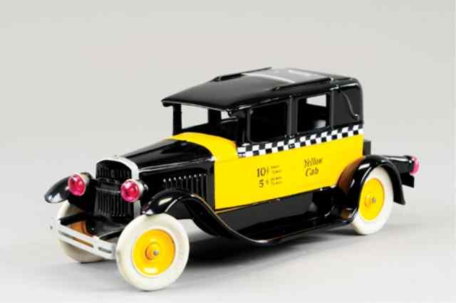 Appraisal: NEW ERA YELLOW CAB SEDAN Creation using Kingsbury body painted