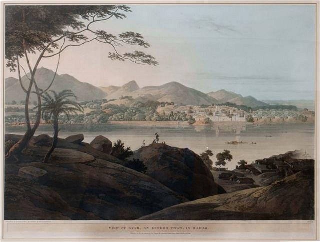 Appraisal: THOMAS WILLIAM DANIELL - 'View of Gyah an Hindoo Town