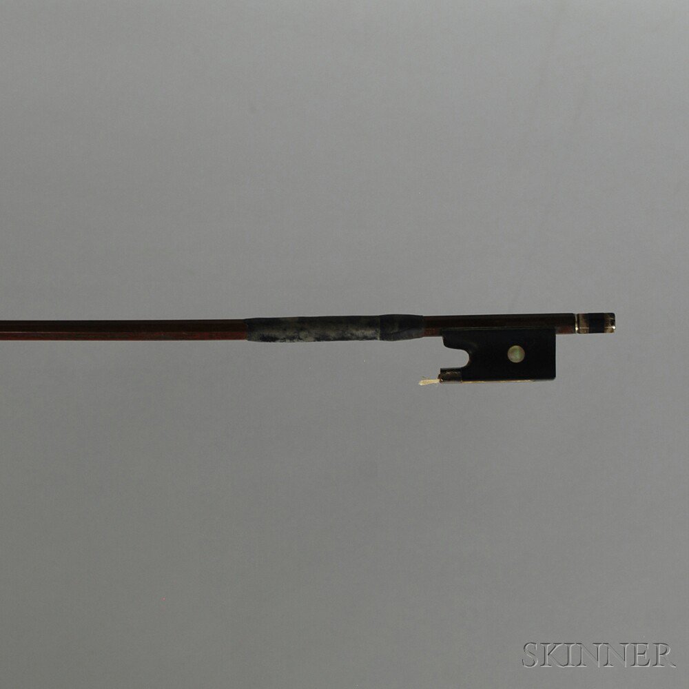 Appraisal: Violin Bow the round stick unstamped weight grams Estimate -