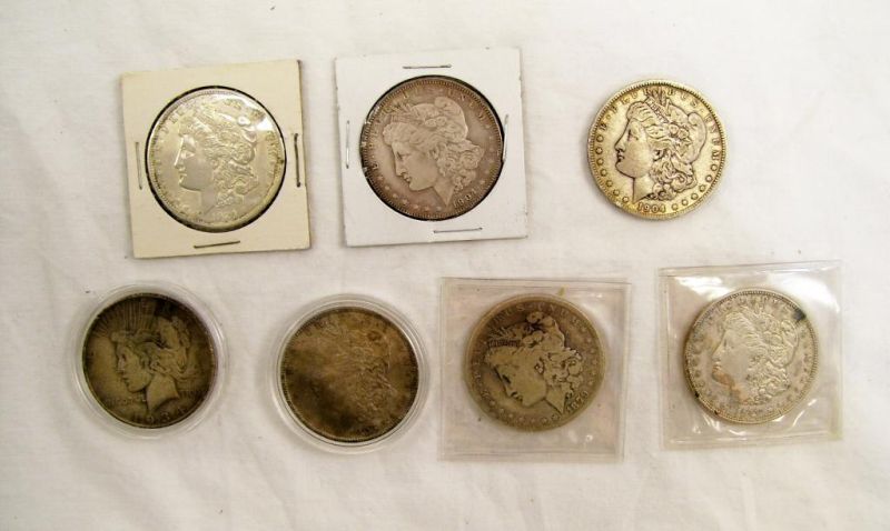 Appraisal: - Silver Dollars w Semi Key Dates Includes P P