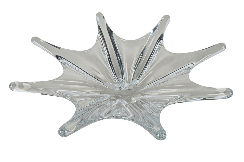 Appraisal: BACCARAT CRYSTAL STARFISH BOWLmarked to underside Condition good no chips